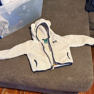 LLBean- Cozy Sherpa Hoodie with Bear Ears
